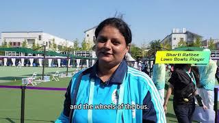 Bharti Rathee, a lawn bowls player of Team India, talking about her sports experience