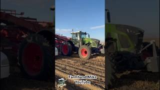 Digging Potatoes  near Burley Idaho