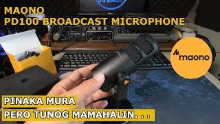 MAONO PD100 BROADCAST MICROPHONE | REVIEW | TEST