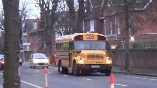 The RARE looking American schoolbus seen in Hove - 18/03/2021