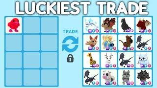 100 LUCKIEST ADOPT ME TRADES!