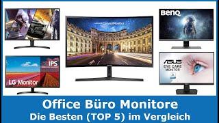 Die besten Office Büro Monitore &  Bildschirme (TOP 5)  Testsieger Vergleich (gut und günstig)