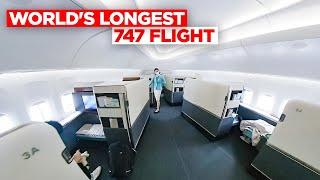 Korean Air B747-8 First Class - World's Longest 747 Flight