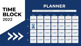 ⌚ Time Blocking 2022 Q1 // How to Plan!