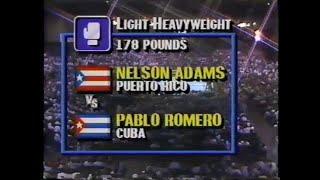 Pablo Romero vs Nelson Adams - 1987 Pan Am Games