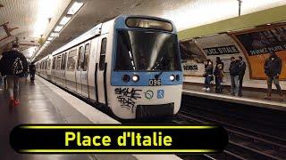 Metro Station Place d'Italie - Paris  - Walkthrough 