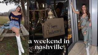 a romantic weekend in nashville! parthenon, anniversary celebration, broadway 