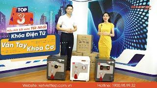 Két sắt mini Việt Tiệp tốt nhất Khóa Điện Tử , Vân Tay, Khóa Cơ mẫu mới chống cháy 2022
