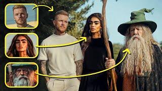 Create Multiple Consistent AI Characters with Kling 1.6 Elements - Full Tutorial