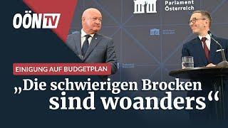 Einigung auf Budgetplan: „Die wirklich schwierigen Brocken sind woanders“