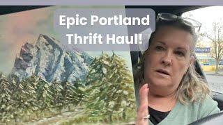Ep 3 Thrifting as a Reseller | Portland OR | Epic Thrift Haul | 3 Goodwills & More
