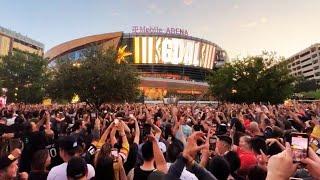 Vegas Strip's Most Chaotic Sports Celebrations! Golden Knights Parade, Goal Horn, Vegas ACES & More