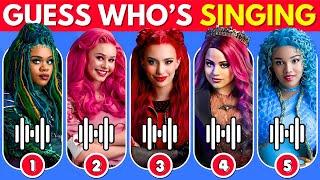 Guess Who's SINGING  Descendants: The Rise of Red ️ Red, Mal, Chloe, Uliana, Evie, Carlos, Jay...