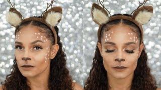 Makeup Tutorial: Easy Deer Makeup For Halloween