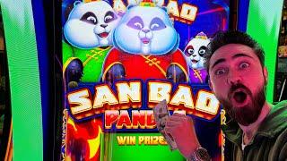 Can We WIN BIG on this NEW San Bao Panda Slot Machine?