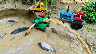 Catch fish using mini water pump | fishing exciting | diy tractor @Mini Fish Creator