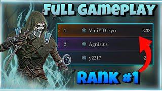 How I Got Rank 1 On Cryomancer - FULL GAMEPLAY (5 Games, 25 Kills) | Dungeonborne