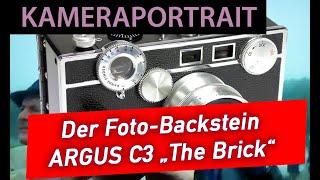 Analoge Fotografie - Der analoge Foto-Backstein, eine Kamera mit Kultfaktor - Die Argus C3