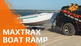 Using MAXTRAX as a Boat Ramp | Uses for MAXTRAX