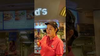 Ordering at McDonald's #shorts #shortvideo #mcdonalds