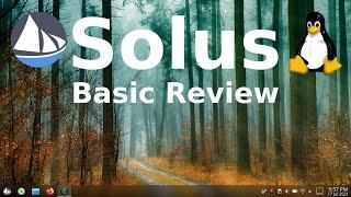 Solus Linux 4 3 Basic Review and Tutorial