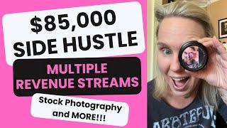 Side Hustles Made me $85,000  #stockphotography