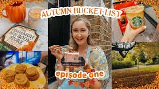 AUTUMN BUCKET LIST: episode 1  a cosy little london vlog + taylor swift chai cookies