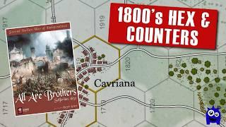 All Are Brothers First Look & Overview | Battle of Solferino Board Game | Legion Wargames