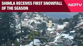 Shimla Snowfall | Himachal Pradesh: Shimla Receives First Snowfall Of The Season