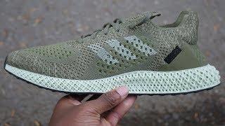 Worth £400? Footpatrol x Adidas Futurecraft 4D Runner (Carbon Green & Olive) Quick Look