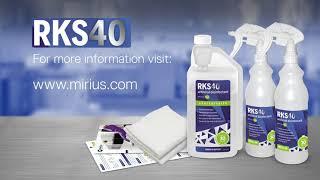 Mirius RKS40 Antiviral Disinfectant with Chlorine Dioxide (ClO₂) Technology