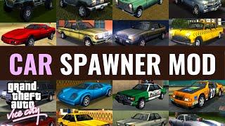 How to install Car Spawner in Gta Vice City | Vehicle Spawner mod Gta VC gta gaming | Car Cheat mod