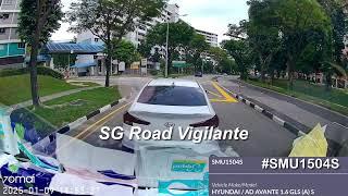 9jan2025  clementi ave 5 #SMU1504S hyundai avante cut off camcar block and brake check