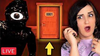 I Tried Playing Roblox Doors for the FIRST TIME EVER ...LIVE