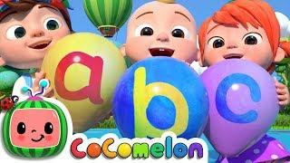 ABC Song with Balloons | CoComelon Nursery Rhymes & Kids Songs