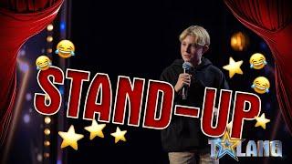 14-åriga Douglas Nörgaard superhyllas för sin stand up - Talang 2021