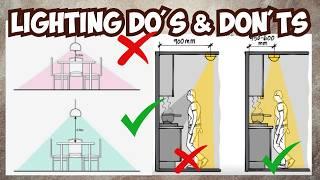 Interior Design Tips: Dining & Kitchen LIGHTING Do’s and Don’ts!