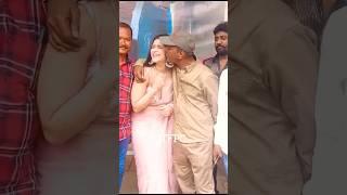 Director AS Ravi Kumar Chowdary kissed Mannara Chopra #foryou #dance #shortsvideo #reels #new