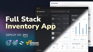 Build Nextjs Inventory Management Dashboard & Deploy on AWS | Postgres, Node, Tailwind, EC2, RDS, S3