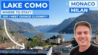 Travel Adventure to Lake Como Italy, Milan & Monaco | S4:E2