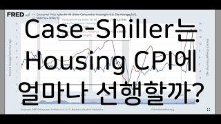 Case Shiller 주택가격지수는 Housing CPI에 얼마나 선행할까?