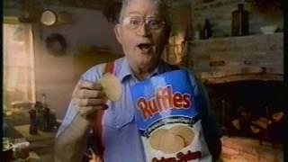 1986 Ruffles Cajun Spice potato chips commercial.  Featuring Justin Wilson "The Cookin' Cajun".