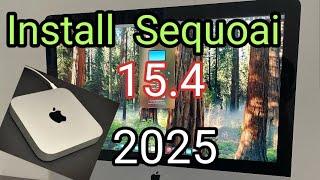 Mac Mini/iMac/Macbook - Install Sequoai 15.4 Opencore Legacy Patcher - Step by Step 2025