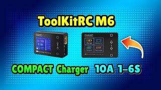 Compact & Portable ToolKitRC M6 Battery Charger