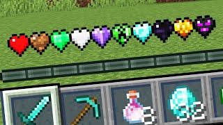 Minecraft but there are Custom Hearts