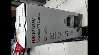 Unboxing HIKVISION DS-2SE4C425MWG-E(14F0) TandemVu PTZ IP NETWORK CAMERA #hikvision #tandemvu