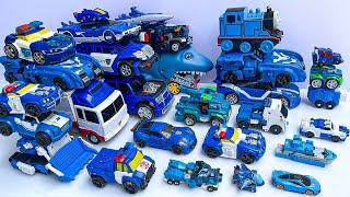 Collection of Off-Road Vehicles, Cranes, Police Cars, Airplanes - Carbot Tobot Optimus Prime