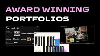 5 Award-Winning Portfolios You Should Take Inspiration From