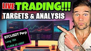 LIVE! TRADING!! WEN PUMP?!?! Targets - Bitcoin & Crypto Analysis