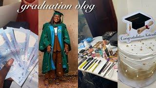 Graduation vlog | grad preps, photoshoot and ceremony *God Did*